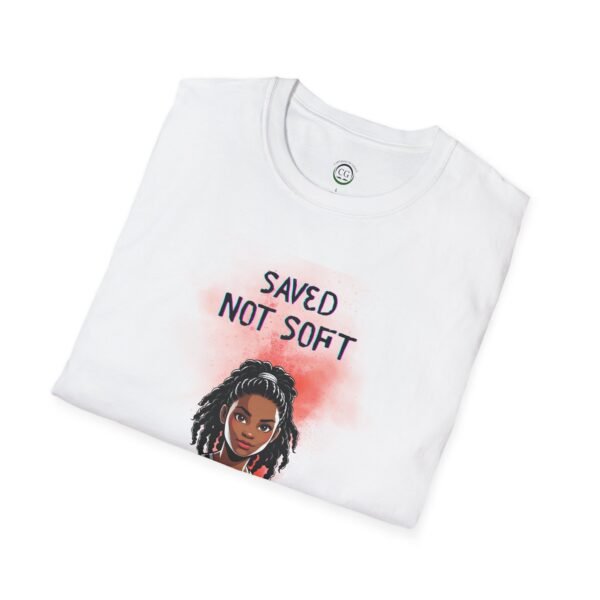 Copy of Christian  Wrestler Graphic Tee - "Saved Not Soft" Unisex T-Shirt - Image 4