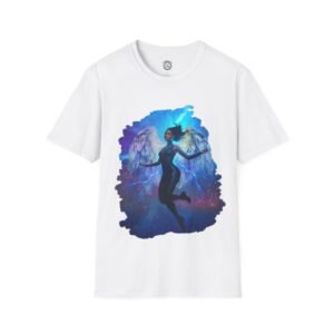 Celestial Angel T-Shirt - Cosmic Vibe Apparel, Perfect for Layering, Gift for Spiritual Seekers, Graphic Tee for Casual Style