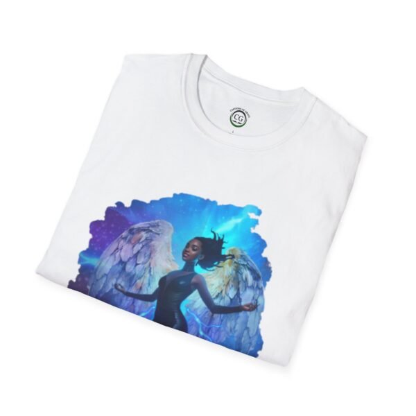 Celestial Angel T-Shirt - Cosmic Vibe Apparel, Perfect for Layering, Gift for Spiritual Seekers, Graphic Tee for Casual Style - Image 4