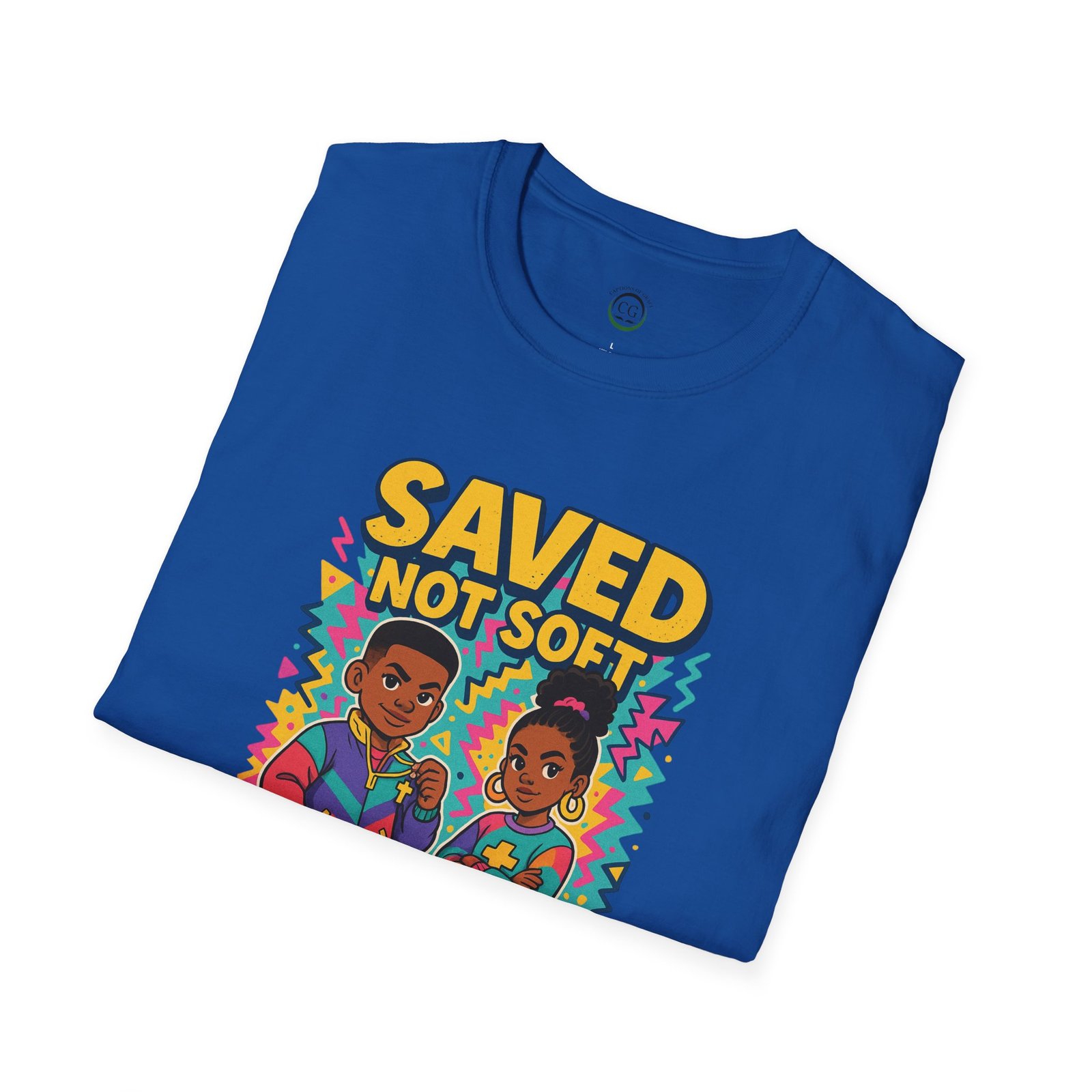 Saved Not Soft T-Shirt — Retro Christian Youth Faith Tee - Image 16