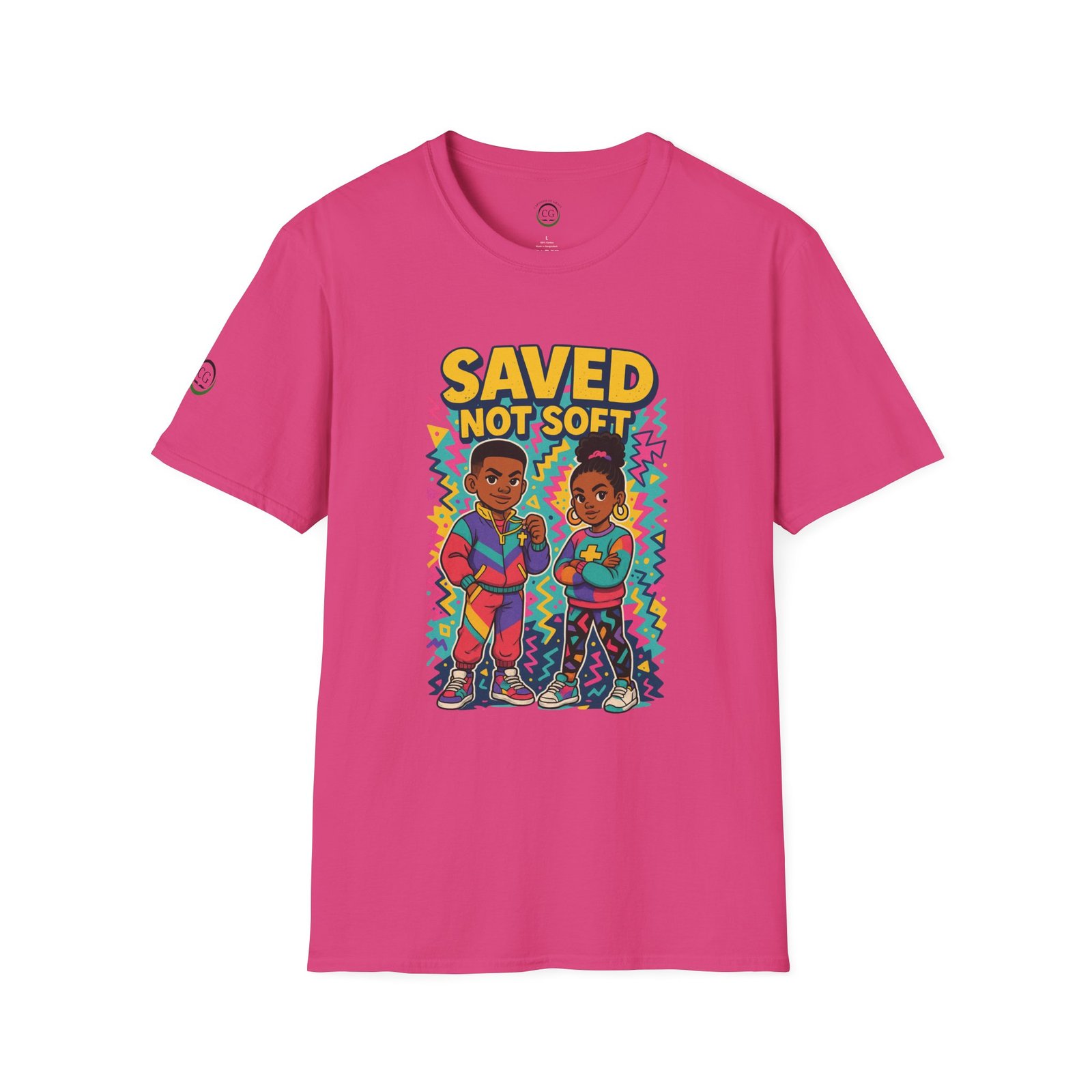 Saved Not Soft T-Shirt — Retro Christian Youth Faith Tee - Image 17