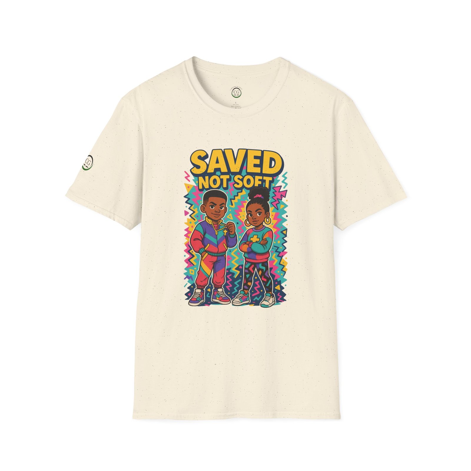 Saved Not Soft T-Shirt — Retro Christian Youth Faith Tee - Image 9