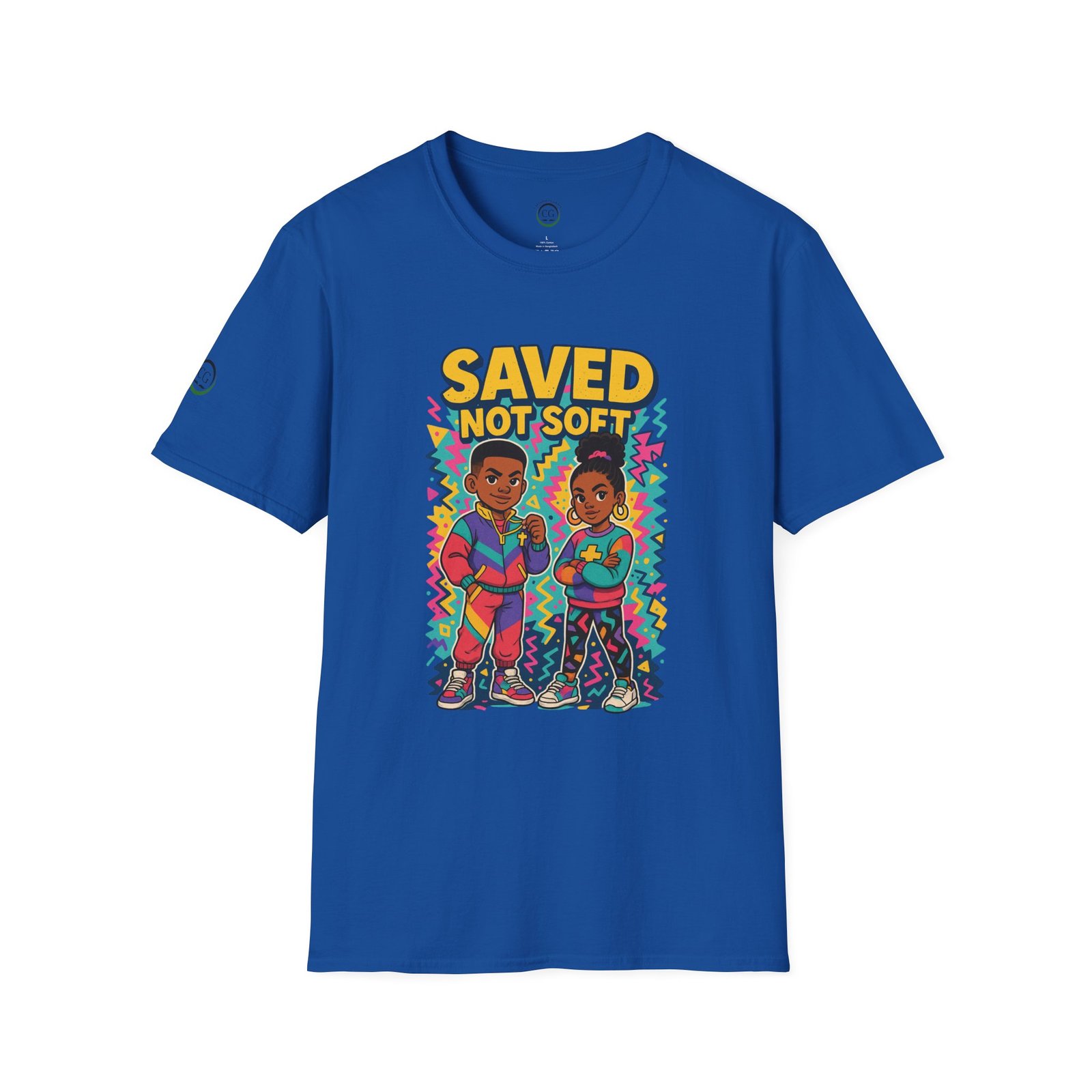Saved Not Soft T-Shirt — Retro Christian Youth Faith Tee - Image 13