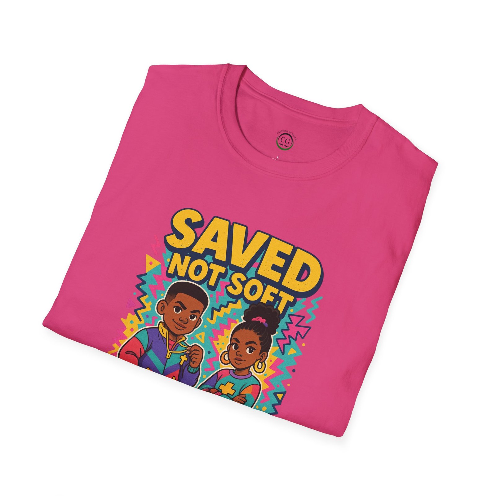 Saved Not Soft T-Shirt — Retro Christian Youth Faith Tee - Image 20