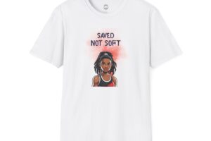 Copy of Christian  Wrestler Graphic Tee - "Saved Not Soft" Unisex T-Shirt, Faith Apparel, Inspirational Shirt, Casual Wear, Gift for Believers
